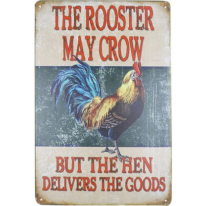 Bathroom Sign Decorative Painting, Home Poster Retro American Tin Painting Washing Room Decorative Painting