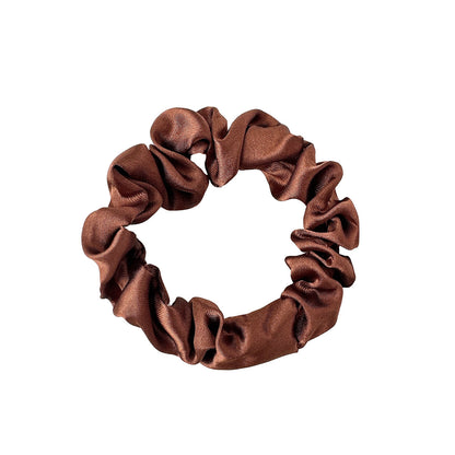 New Satin Cloth Art Large Intestine Hair Band, Simple High-end Hair Accessories, Solid Color Rubber Band, No Hair Rope