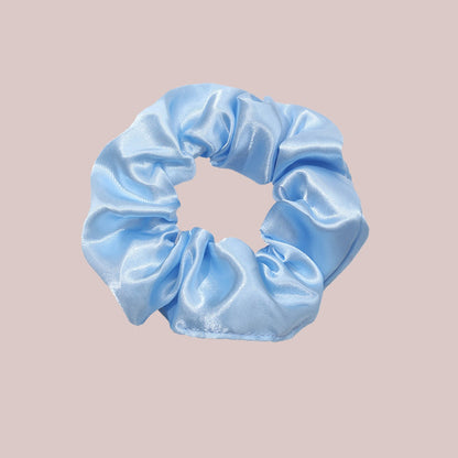 40-Color Satin Fabric Large Intestine Hair Band Hair Tie Headrope Rubber Band Fashion Head Flower Hair Accessories