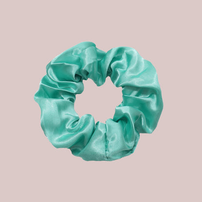 40-Color Satin Fabric Large Intestine Hair Band Hair Tie Headrope Rubber Band Fashion Head Flower Hair Accessories