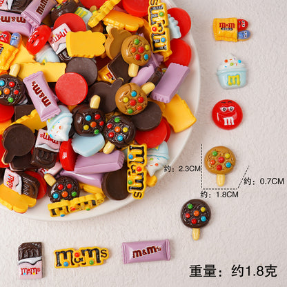 Edible game bread simulation miniature edible game ornament resin DIY jewelry accessories convenience store supermarket materials
