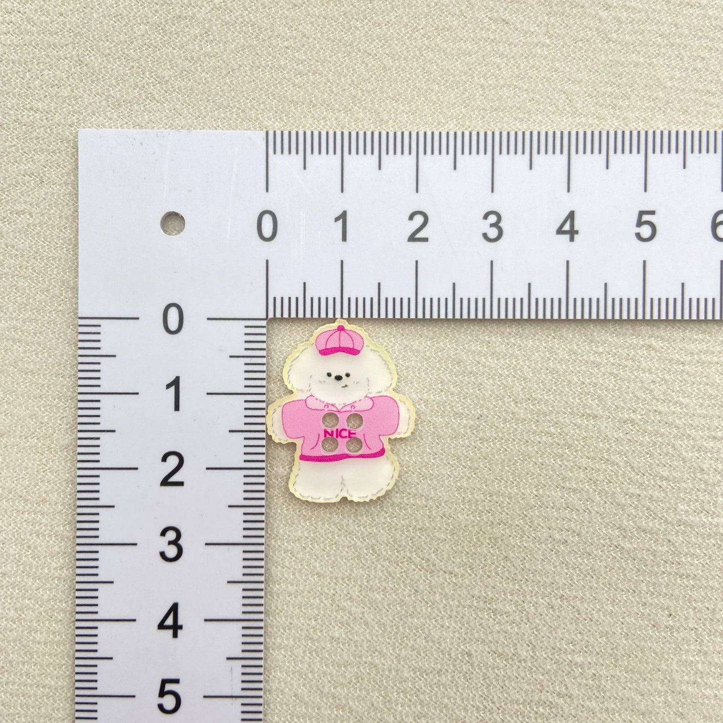 Cute Printed Puppy Button Accessories DIY Sweater Buttons Handmade Clothing Shoes, Hats, Socks Mobile Phone Case Patch