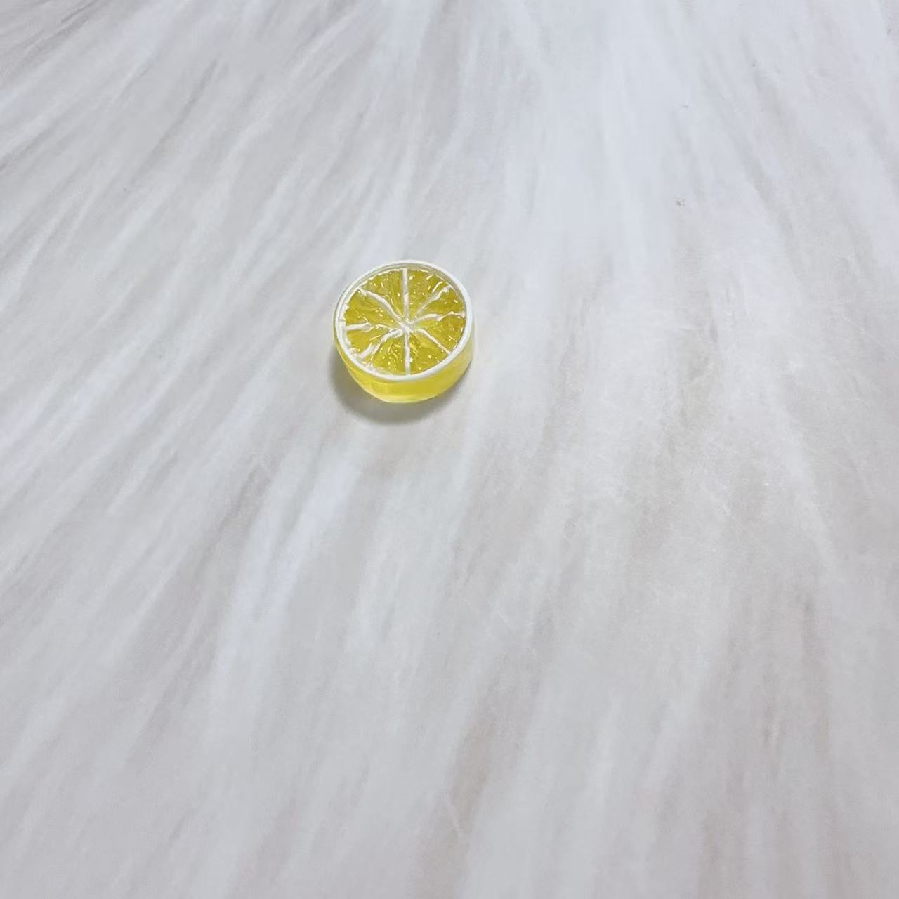 Simulated summer fruit slices DIY cream glue hairpin headband keychain shoe water cup resin accessories material