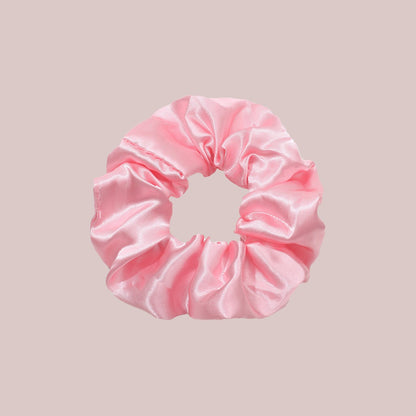 40-Color Satin Fabric Large Intestine Hair Band Hair Tie Headrope Rubber Band Fashion Head Flower Hair Accessories