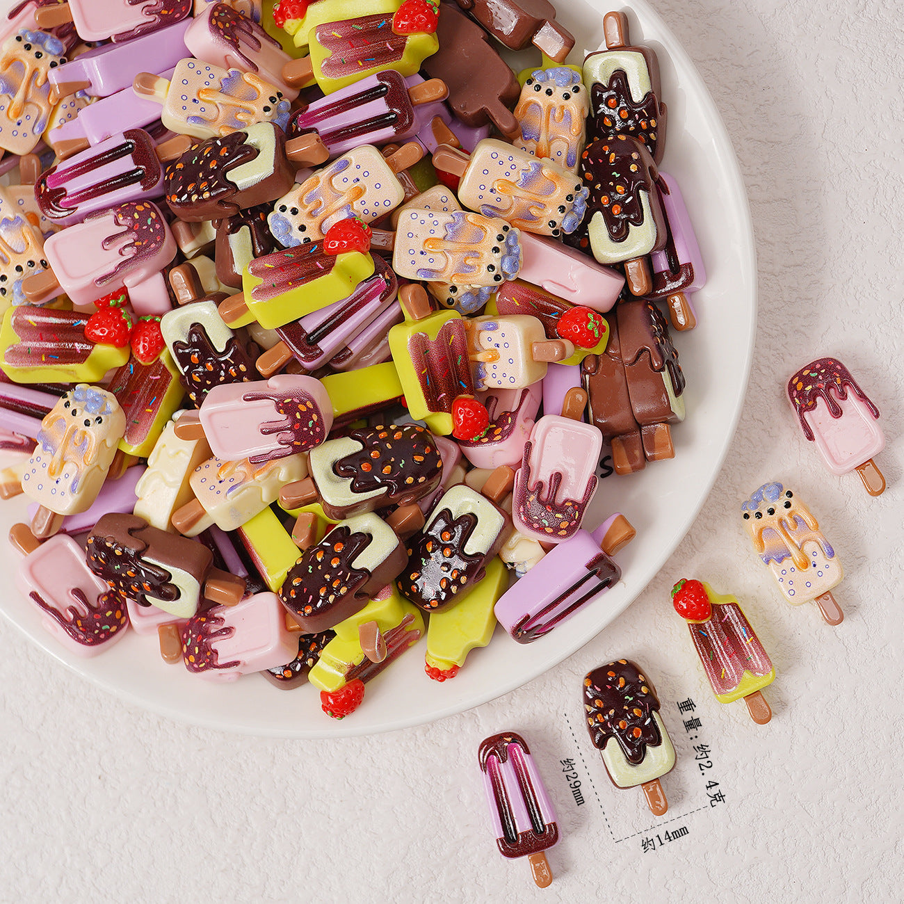 Edible game bread simulation miniature edible game ornament resin DIY jewelry accessories convenience store supermarket materials