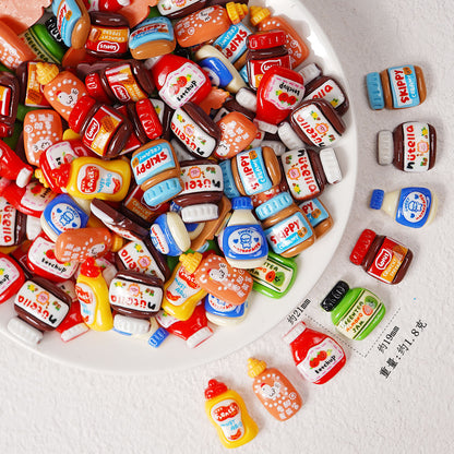 Edible game bread simulation miniature edible game ornament resin DIY jewelry accessories convenience store supermarket materials