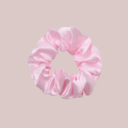 40-Color Satin Fabric Large Intestine Hair Band Hair Tie Headrope Rubber Band Fashion Head Flower Hair Accessories