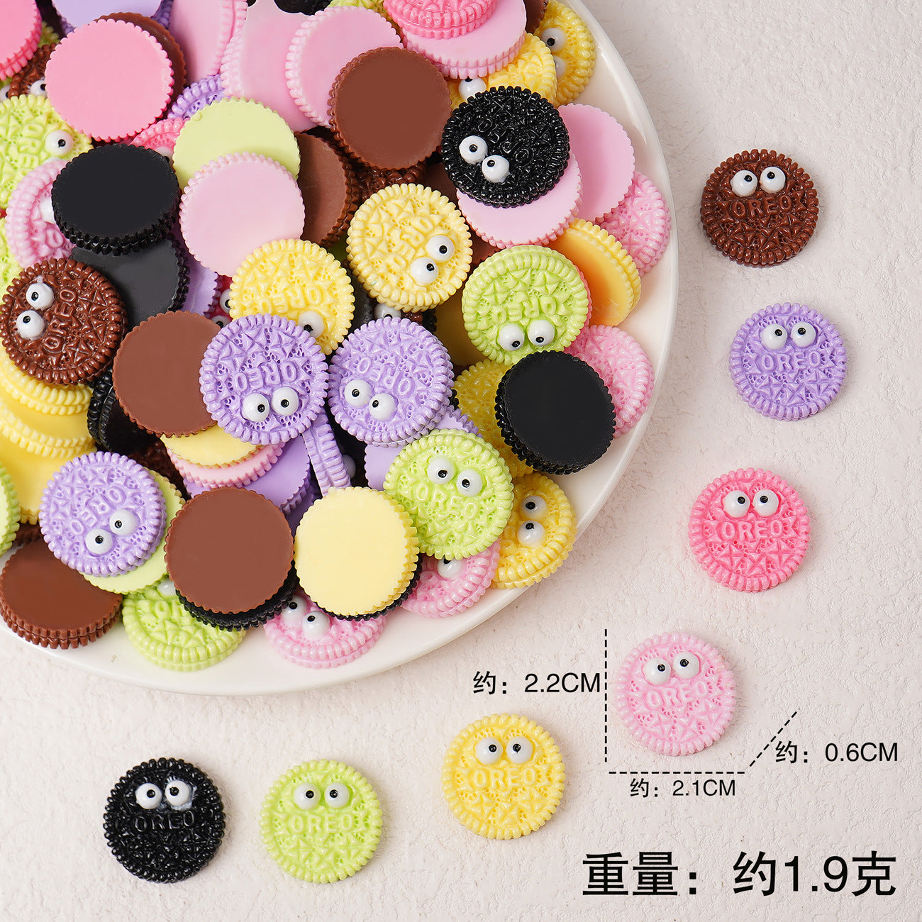 Edible game bread simulation miniature edible game ornament resin DIY jewelry accessories convenience store supermarket materials
