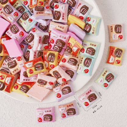 Edible game bread simulation miniature edible game ornament resin DIY jewelry accessories convenience store supermarket materials