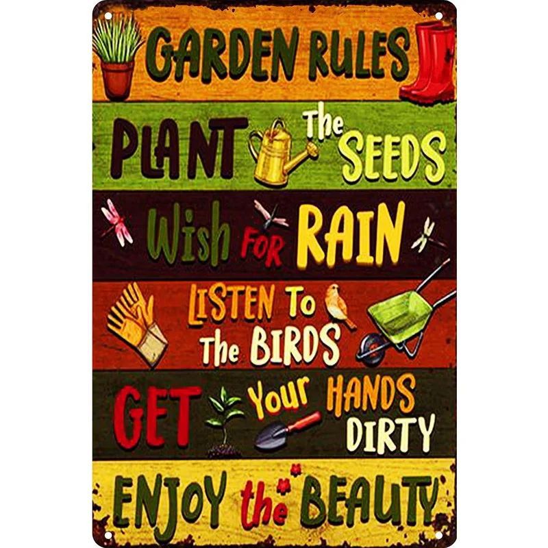 Bathroom Sign Decorative Painting, Home Poster Retro American Tin Painting Washing Room Decorative Painting