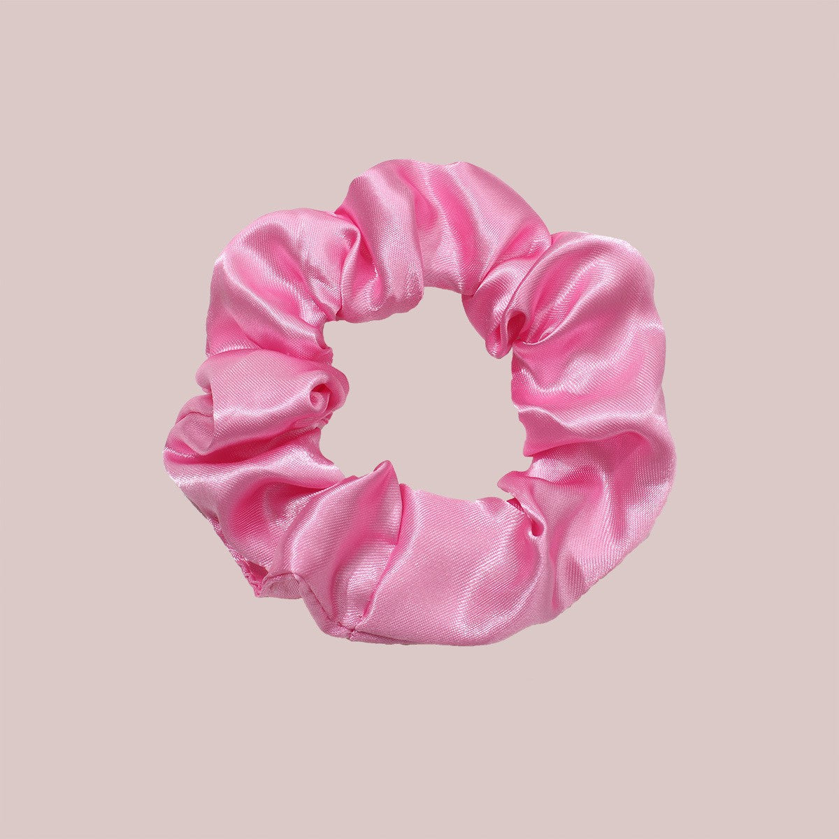 40-Color Satin Fabric Large Intestine Hair Band Hair Tie Headrope Rubber Band Fashion Head Flower Hair Accessories