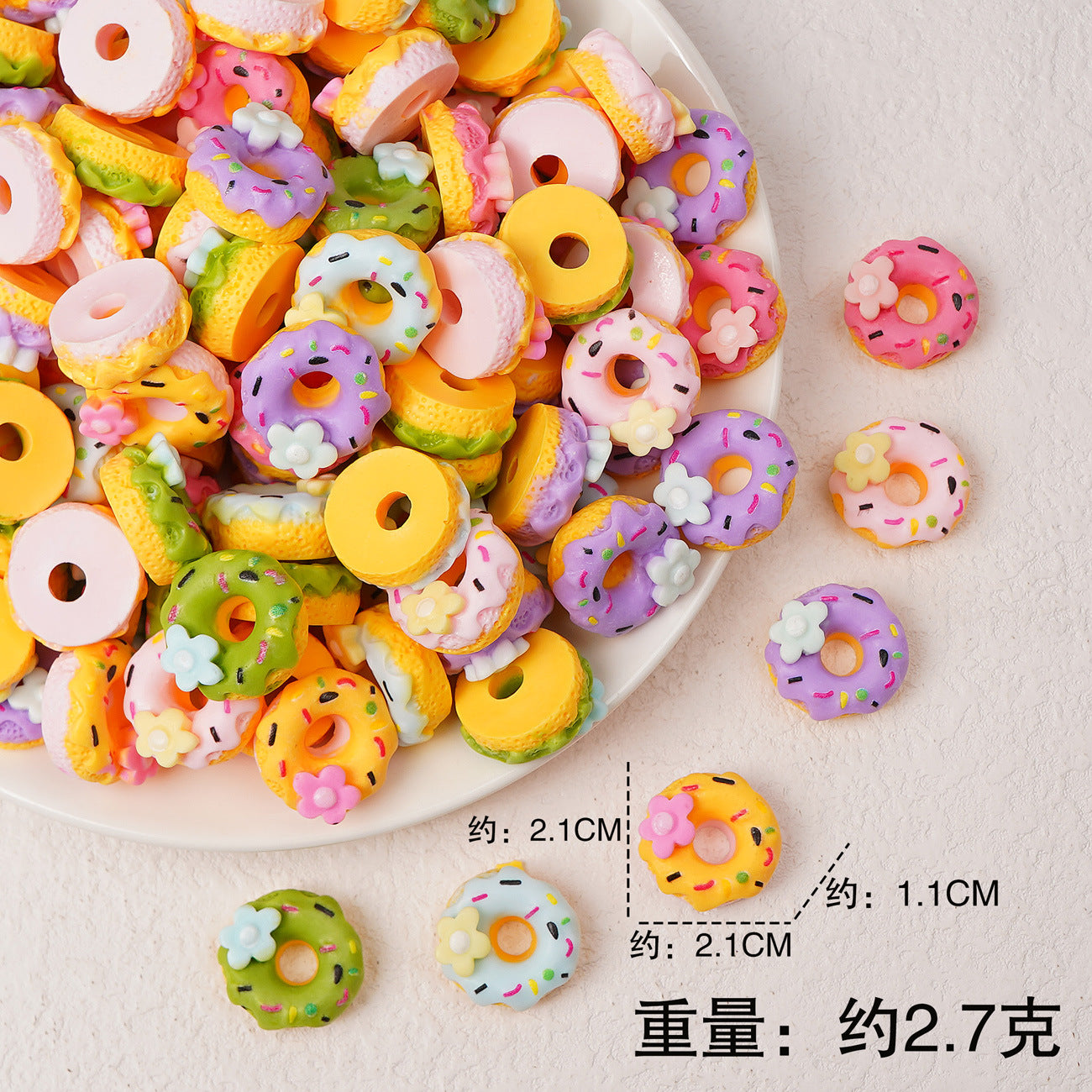 Edible game bread simulation miniature edible game ornament resin DIY jewelry accessories convenience store supermarket materials