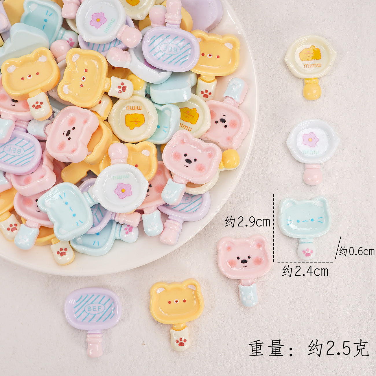 Edible game bread simulation miniature edible game ornament resin DIY jewelry accessories convenience store supermarket materials