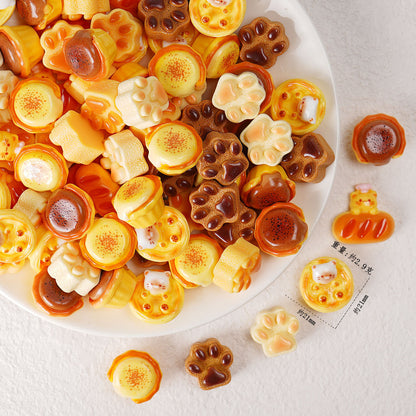 Edible game bread simulation miniature edible game ornament resin DIY jewelry accessories convenience store supermarket materials