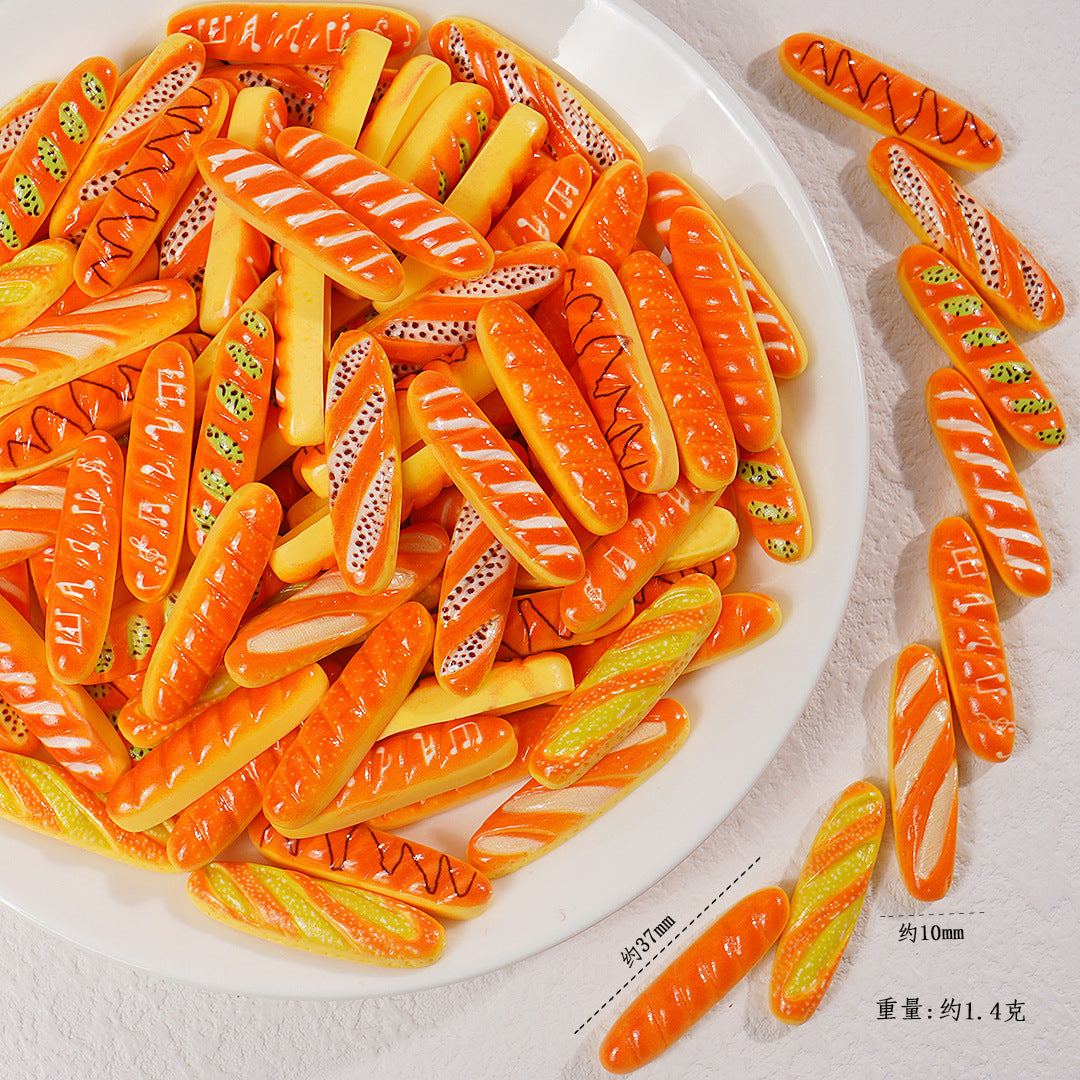 Edible game bread simulation miniature edible game ornament resin DIY jewelry accessories convenience store supermarket materials