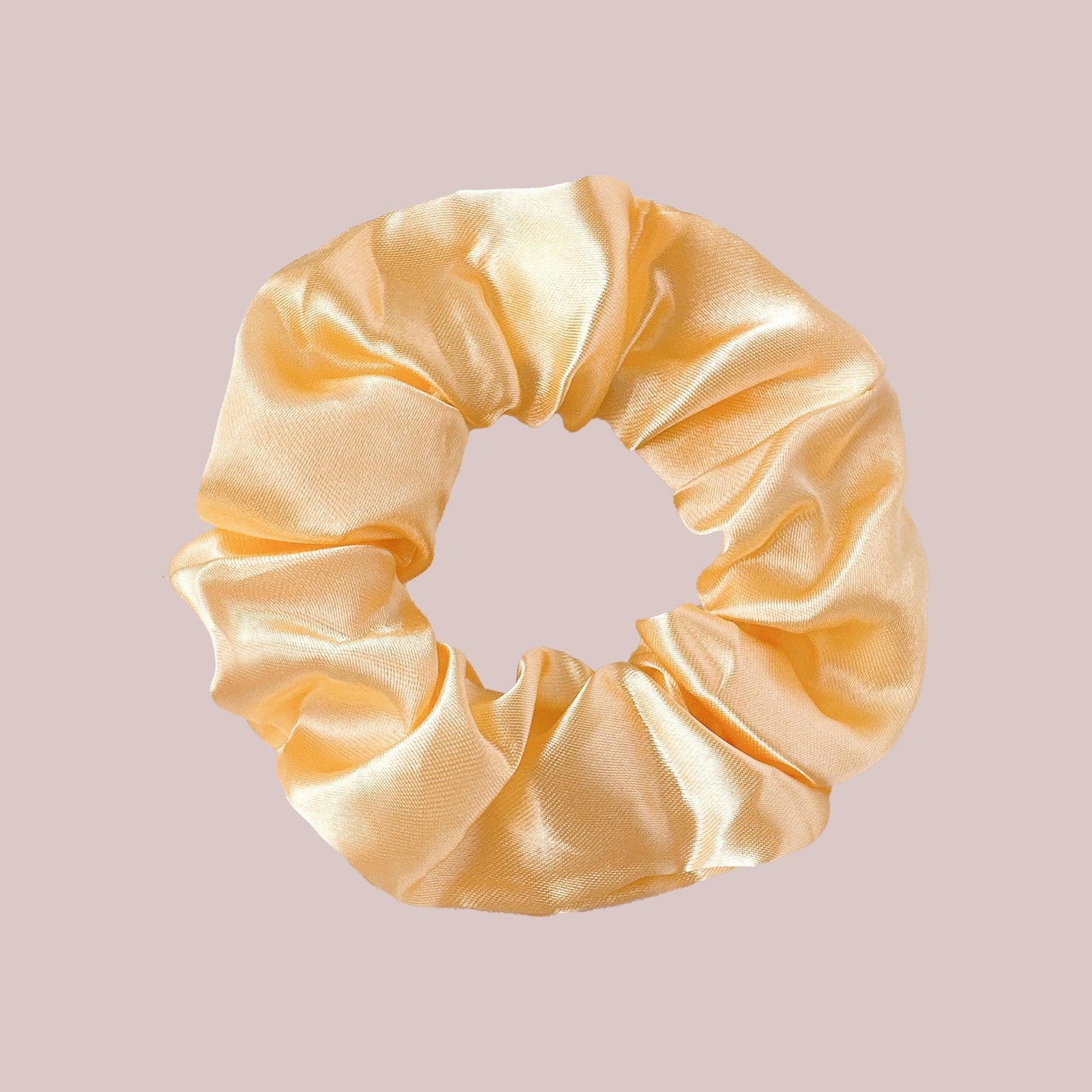 40-Color Satin Fabric Large Intestine Hair Band Hair Tie Headrope Rubber Band Fashion Head Flower Hair Accessories