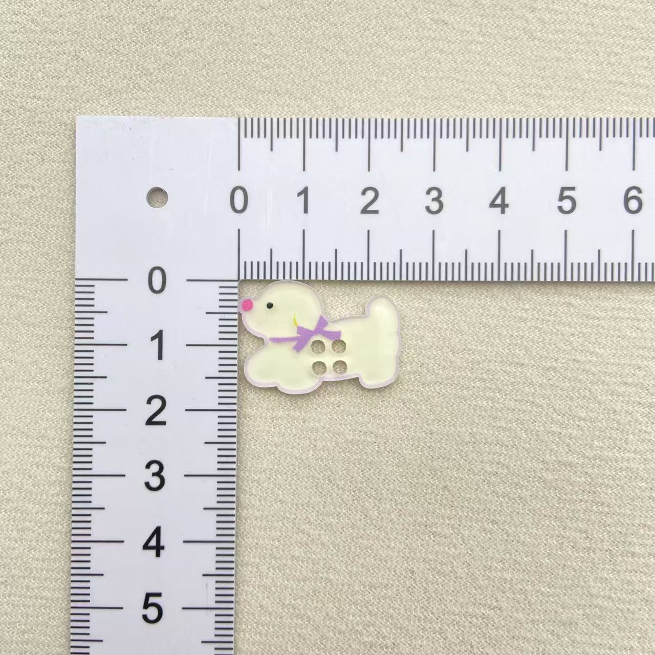 Cute Printed Puppy Button Accessories DIY Sweater Buttons Handmade Clothing Shoes, Hats, Socks Mobile Phone Case Patch