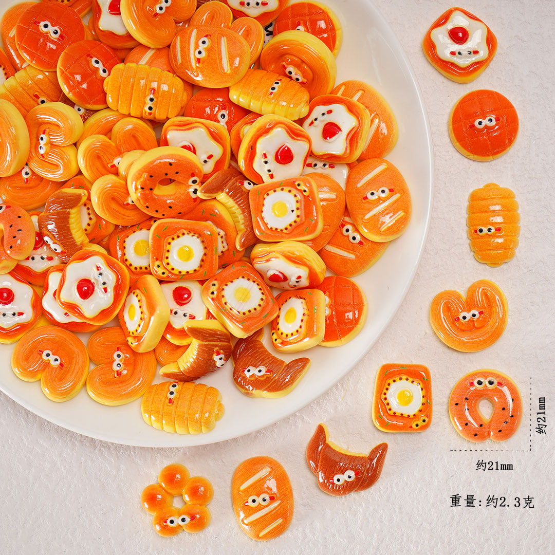 Edible game bread simulation miniature edible game ornament resin DIY jewelry accessories convenience store supermarket materials