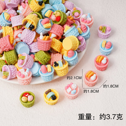 Edible game bread simulation miniature edible game ornament resin DIY jewelry accessories convenience store supermarket materials