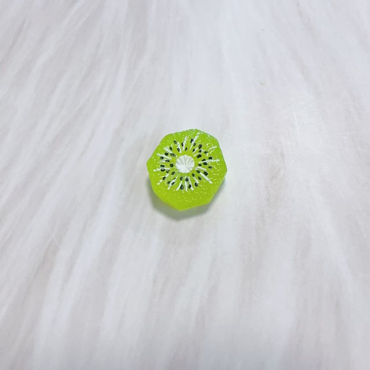 Simulated summer fruit slices DIY cream glue hairpin headband keychain shoe water cup resin accessories material