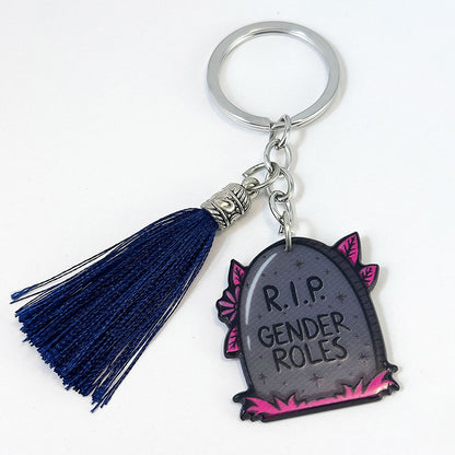 Hot-selling Double-sided Acrylic Pink Girl, Love Fun DIY Keychain Bag Pendant Mobile Phone Hanging