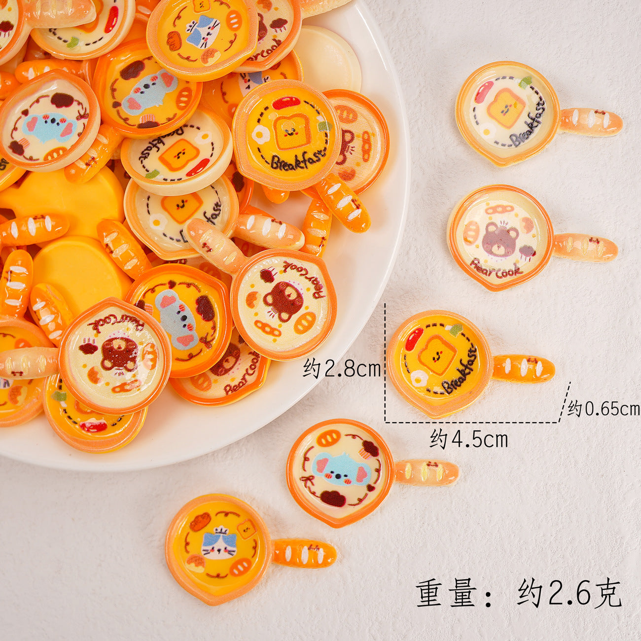 Edible game bread simulation miniature edible game ornament resin DIY jewelry accessories convenience store supermarket materials