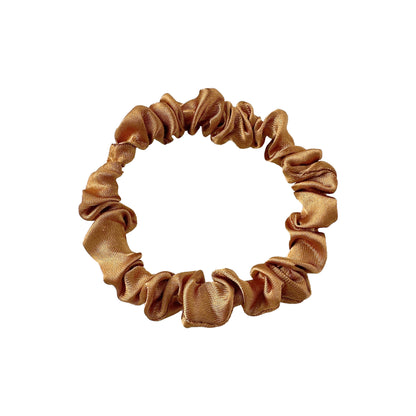 New Satin Cloth Art Large Intestine Hair Band, Simple High-end Hair Accessories, Solid Color Rubber Band, No Hair Rope