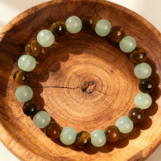 Rough stone bracelet, natural tiger's eye stone bracelet, green Dongling bracelet, high-end jewelry, unisexMoney  Attract Money, Good Luck,  Facilitating Business Negotiations, Boosting Wealth Accumulation, Aiding