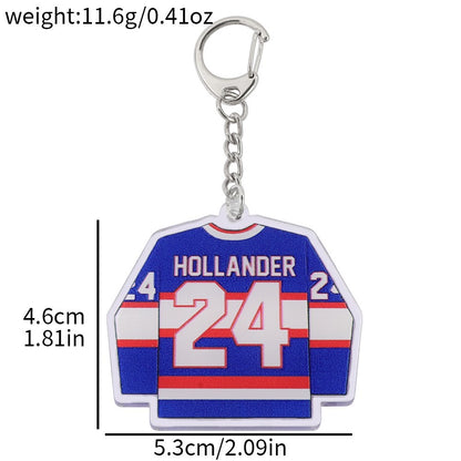 Creative Acrylic YELLOW PEACH Ilya and Shane Keychain 24 81 Merch Gifts for Women Men